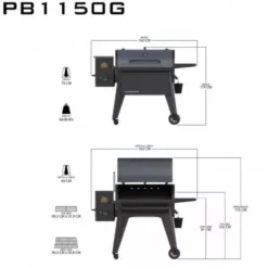 Barbecue à Pellets Navigator 1150 PIT BOSS 11 Barbecue à Pellets Navigator 1150 PIT BOSS -Barbecue Soldes Boutique barbecue a pellets navigator 1150g 4