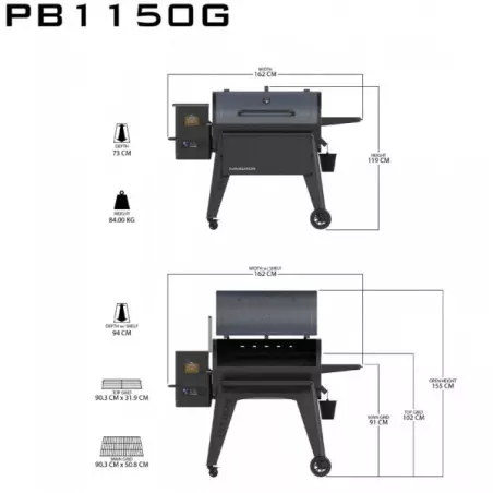 Barbecue à Pellets Navigator 1150 PIT BOSS 7 Barbecue à Pellets Navigator 1150 PIT BOSS – Image 5