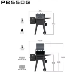 Barbecue à Pellets Navigator 550g PIT BOSS -Barbecue Soldes Boutique barbecue a pellets navigator 550g 2