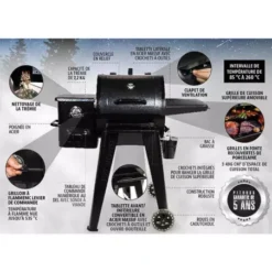 Barbecue à Pellets Navigator 550g PIT BOSS -Barbecue Soldes Boutique barbecue a pellets navigator 550g 3