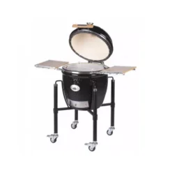 Barbecue Ceramique MONOLITH Classic Pro Série 2.0 Noir Avec Chariot -Barbecue Soldes Boutique barbecue ceramique monolith classic serie pro10 noir avec chariot 2