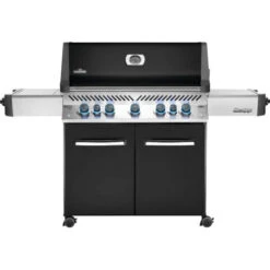 Napoleon Barbecue Gaz Prestige 665 NOIR 5 Brûleurs + Sizzle Lateral + Brûleur Arriére