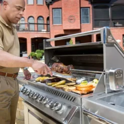 Napoleon Barbecue Gaz Prestige Pro 665 5 Brûleurs + Sizzle Lateral + Brûleur Arriere + Fumoir + Rôtissoire -Barbecue Soldes Boutique barbecue gaz prestige pro 665 5 bruleurs sizzle lateral bruleur arriere fumoir 3