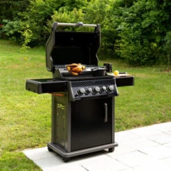 Barbecue Gaz Rogue RB425 RSBPK 3 Brûleurs + Réchaud Lateral + Brûleur Arrière + Rôtissoire - NAPOLEON -Barbecue Soldes Boutique barbecue gaz rogue 425 rsbpk 3 bruleurs rechaud lateral bruleur arriere rotissoire napoleon 1