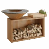 Brasero OFYR Island 85 Bois Teck -Barbecue Soldes Boutique brasero ofyr island 85 bois teck