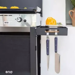 Combo Plancha Gaz Initial 65 + Chariot Acier Noir - ENO -Barbecue Soldes Boutique combo plancha gaz initial 65 chariot acier noir 3