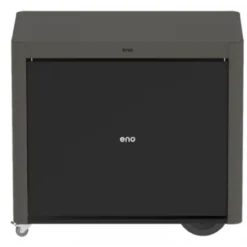 Desserte Achille Acier Gris Avec Rideaux & Roulettes - ENO -Barbecue Soldes Boutique desserte acier gris achille eno 1