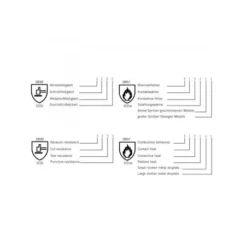 Paire De Gants En Cuir Pour Barbecue - ROSLE -Barbecue Soldes Boutique gants en cuir pour barbecue 2