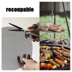 BARBECOOK Grille Souple Anti-Adhesive 36X42cm -Barbecue Soldes Boutique grille souple anti adhesive 36x42cm 4