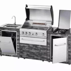 Meuble Modulaire GRANDHALL Stone Island (hors BBQ) -Barbecue Soldes Boutique meuble modulaire grandhall stone island hors bbq 2