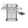 Pack + Barbecue Gaz Baron S 490 Ir Avec Plancha & Rôtissoire + 10 Accessoires - BROIL KING -Barbecue Soldes Boutique pack barbecue gaz baron s 490 ir avec plancha rotissoire housse broil king