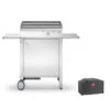 Planet Pack Plancha Elec Chef 55 Pl. Lisse + Chariot Fermé +Housse -Barbecue Soldes Boutique pack plancha elec chef 55 pl lisse chariot ferme housse