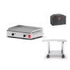 Pack Plancha Gaz PLANET Alfa 600 + Chariot Smart + Housse -Barbecue Soldes Boutique pack plancha gaz planet alfa 600 chariot smart housse