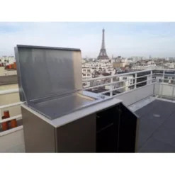 Plancha Electrique Encastrable Oasi In.El60 Inox Plaque Lisse + Couvercle - PLANET -Barbecue Soldes Boutique plancha gaz encastrable 80 cm inox 2 feux plaque lisse couvercle planet 3