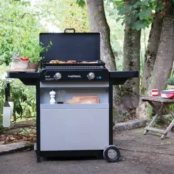 Plancha Gaz Sur Chariot Blue Flame Exld - CAMPINGAZ -Barbecue Soldes Boutique plancha gaz sur chariot blue flame exld 1