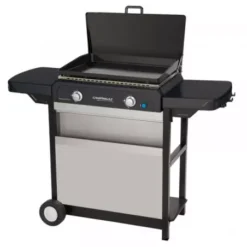 Plancha Gaz Sur Chariot Blue Flame Exld - CAMPINGAZ -Barbecue Soldes Boutique plancha gaz sur chariot blue flame exld 2