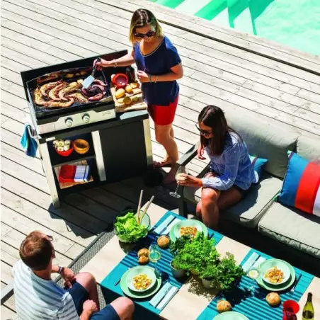 Plancha Gaz Signature Allure 260 Duo Acier/Inox 5 Plancha Gaz Signature Allure 260 Duo Acier/Inox – Image 3