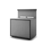 Support Plancha Acier Ferme Noir Et Gris Mat -Barbecue Soldes Boutique support plancha acier ferme noir et gris mat